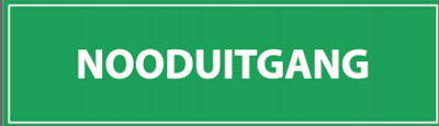 Nooduitgang Banner 